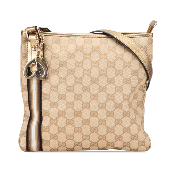 Pre-Loved Gucci GG Canvas Jolicoeur Crossbody - Picture 1 of 10